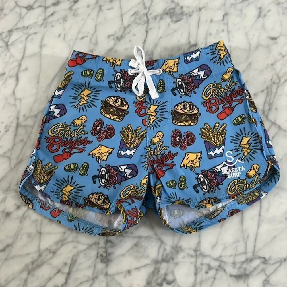 Seaesta Surf Boy's Board Shorts Good Burger 3T